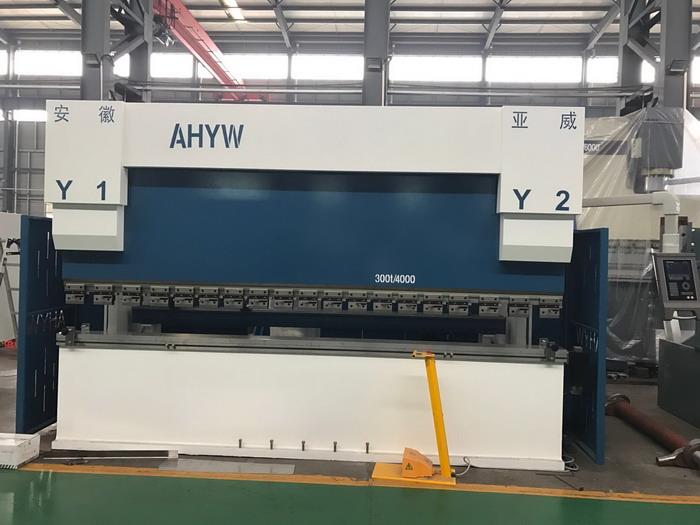 AHYW Yawei china 300T4M CNC Sycnhro Press brake 5 axis suppliers DELEM DA52S AHYW Yawei china 300T4M CNC Sycnhro Press brake 5 axis suppliers DELEM DA52S