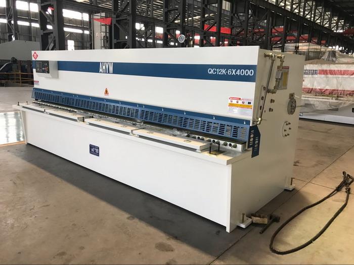 China QC12K NC tesoura hidráulica 4m corte